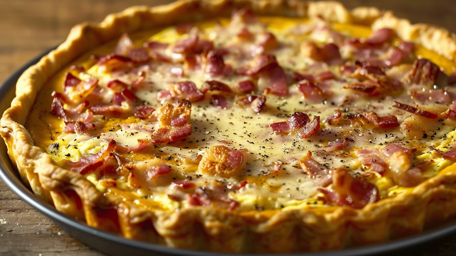 Quiche Potiron Lardons