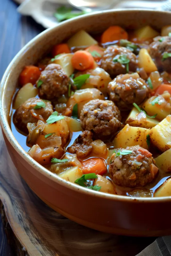 Ragoût de Pommes de Terre aux Boulettes de Viande Hachée: Savourez l'Ultimate Confort en un Instant 6 Ragoût de Pommes de Terre aux Boulettes de Viande Hachée: Savourez l'Ultimate Confort en un Instant