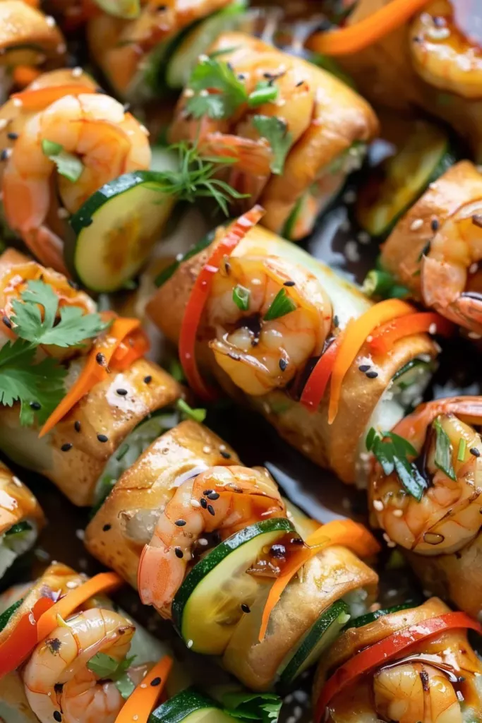 Recette de Rolls de Crevettes de La Côte Est: Savourez l'Éclat de l'Est en une Bouchée