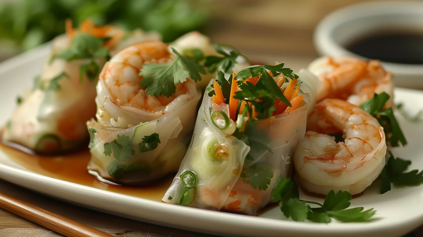 Recette de Rolls de Crevettes de La Côte Est