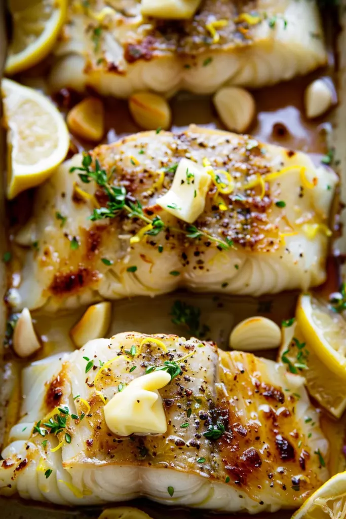 Recette Irrésistible de Cabillaud au Beurre Citronné et à l'Ail: Savourez ce Plat Divin!
