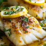 Recette Irrésistible de Cabillaud au Beurre Citronné et à L'ail