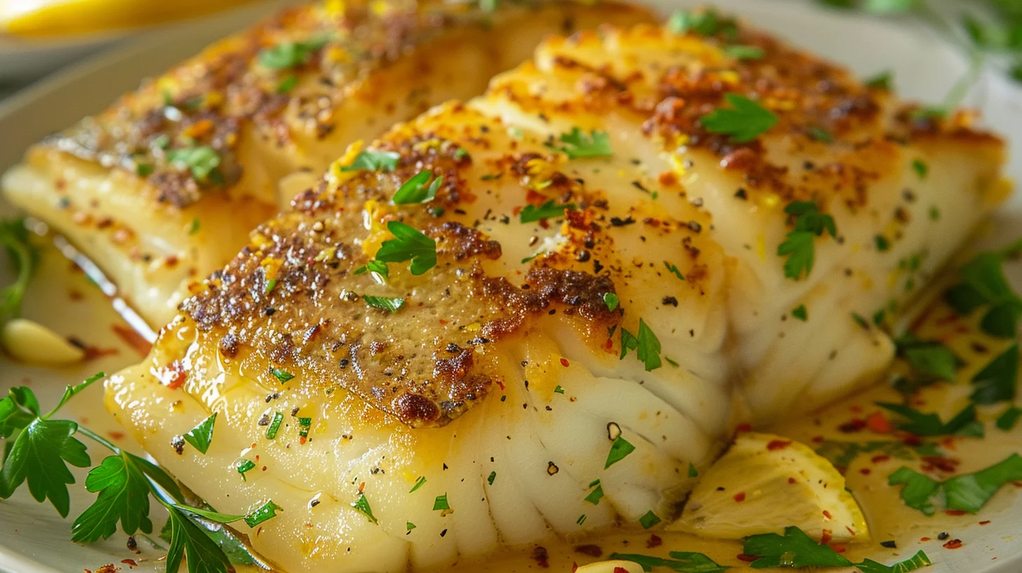 Recette Irrésistible de Cabillaud au Beurre Citronné et à L'ail