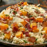 Risotto Courge Lardons