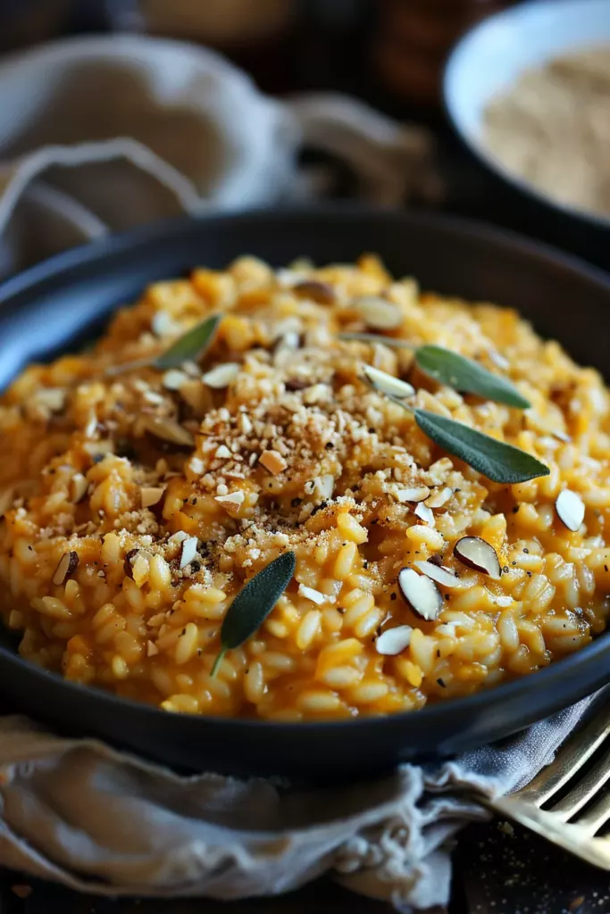 Risotto Potiron Sauge: Maîtrisez l'Élégance du Risotto!
