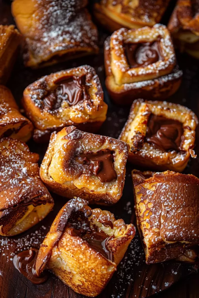 Roulé au Nutella Façon Pain Perdu: Le Délice Doré à Savourer sans Modération