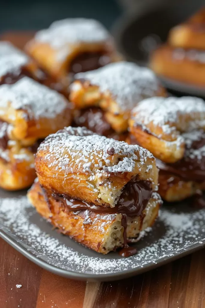 Roulé au Nutella Façon Pain Perdu: Le Délice Doré à Savourer sans Modération