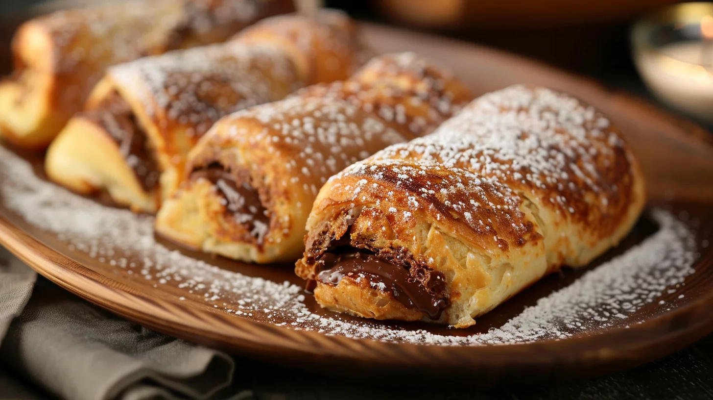 Roulé au Nutella Façon Pain Perdu