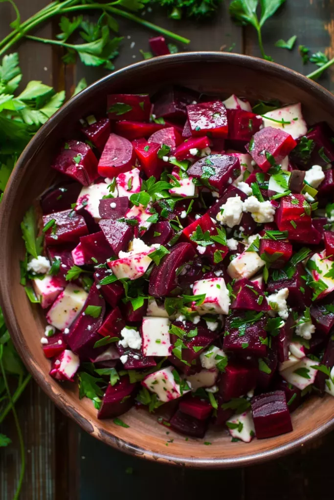 Salade Betterave Chèvre: Un Festin Puissant de Saveurs Vibrantes