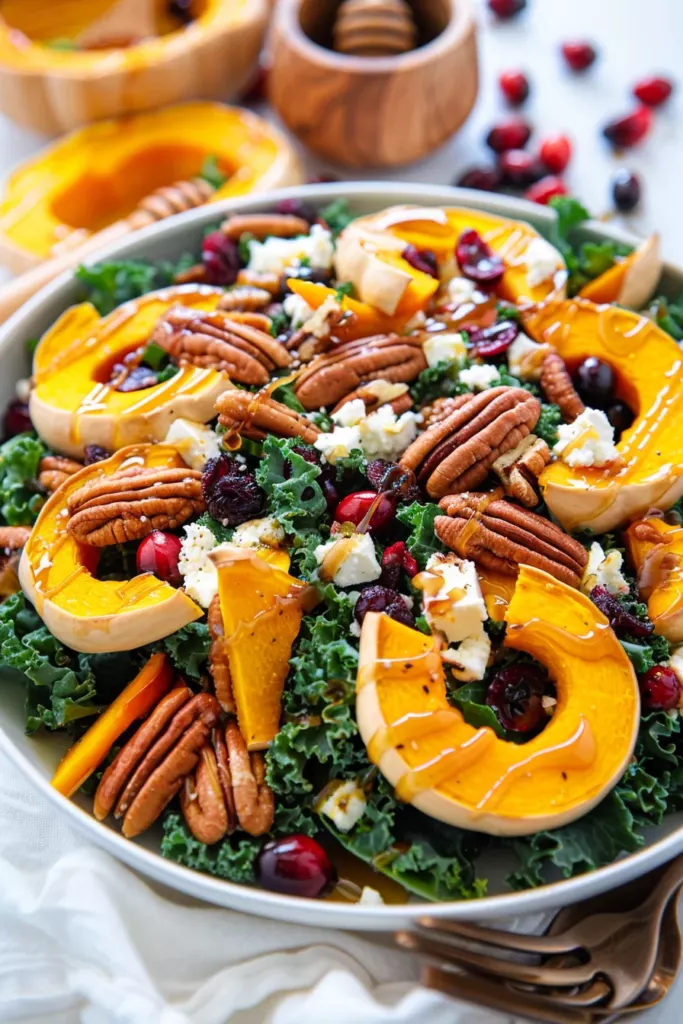 Salade Chou Kale Butternut: Explosion de saveurs automnales
