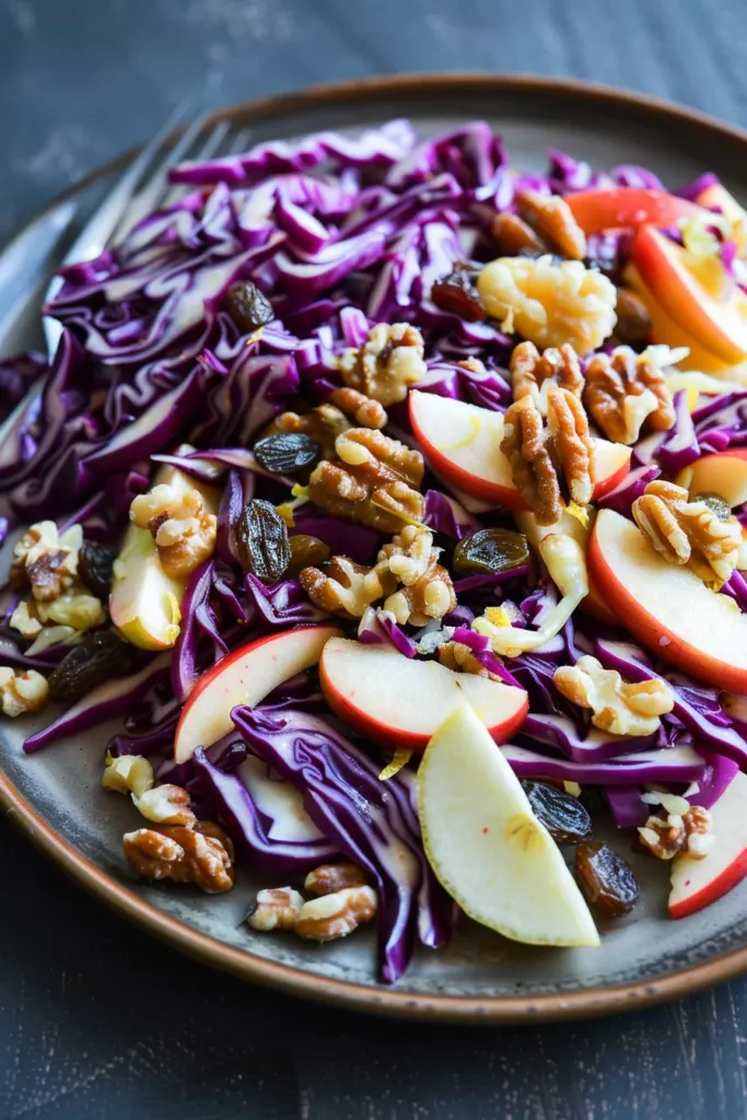 Salade Chou Rouge Pomme: Le Festin Croquant!