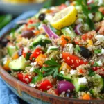 Salade Méditerranéenne au Quinoa