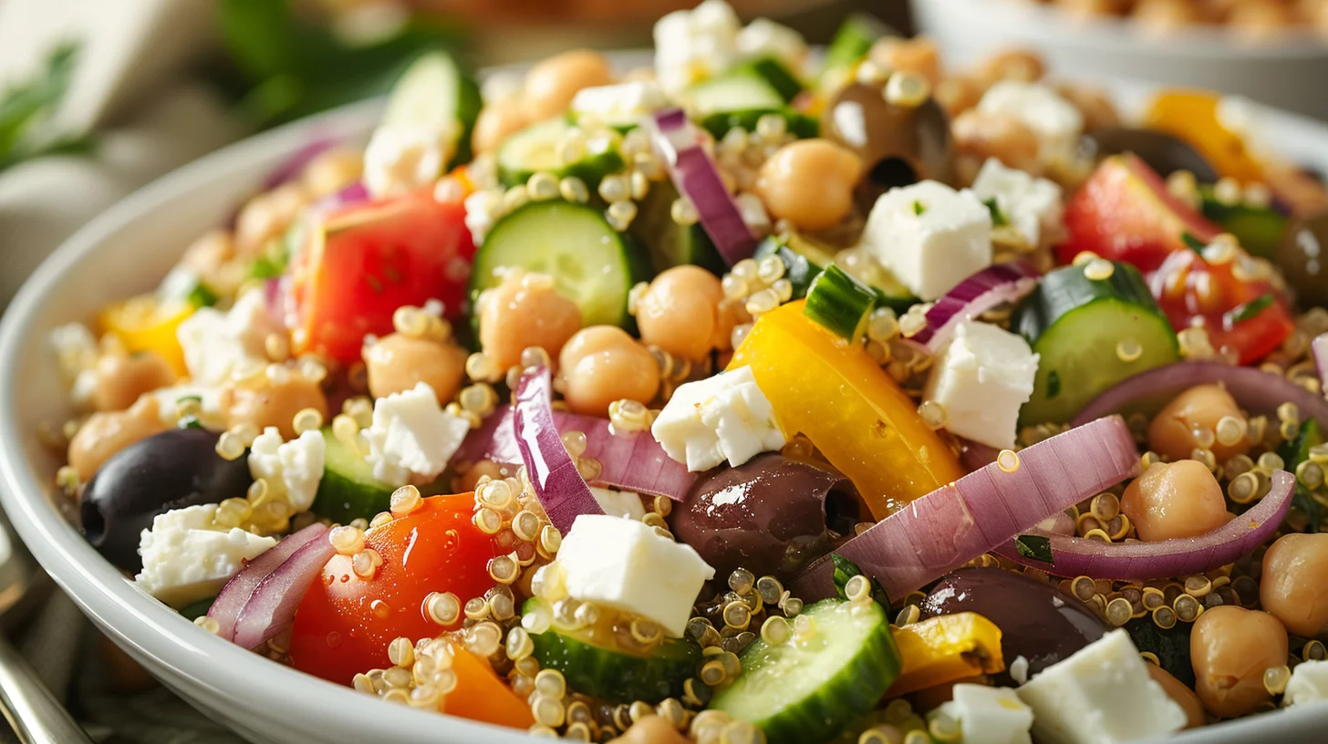 Salade Méditerranéenne au Quinoa