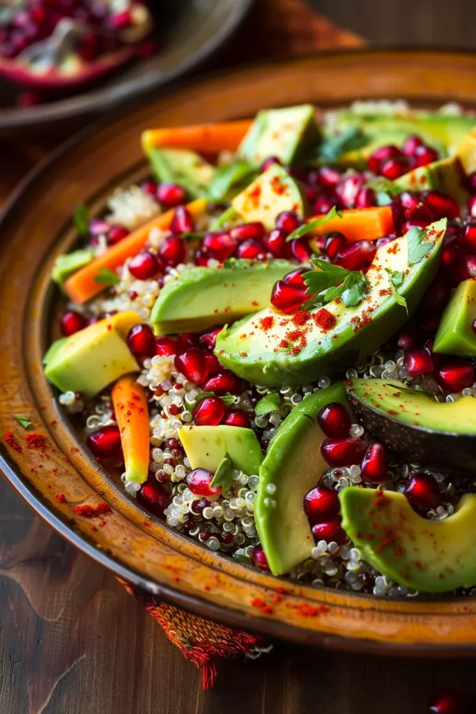 Salade Quinoa Avocat et Grenade: Savourez la Fraîcheur!