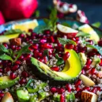 Salade Quinoa Avocat et Grenade