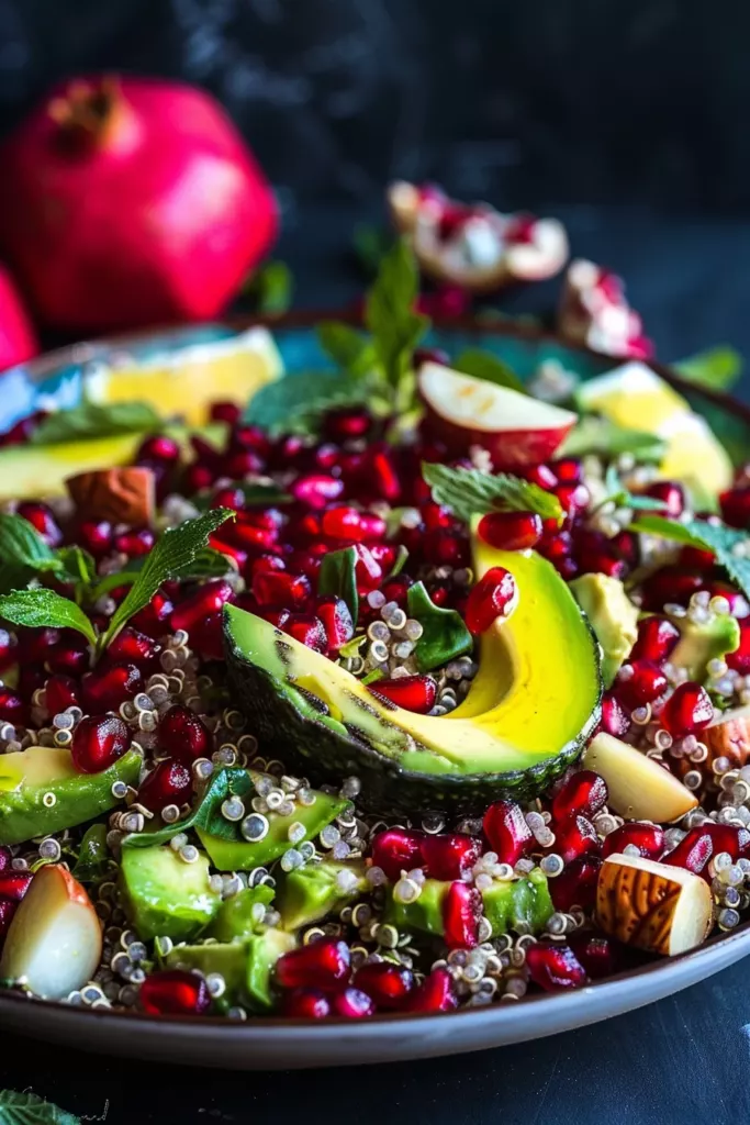 Salade Quinoa Avocat et Grenade: Savourez la Fraîcheur!