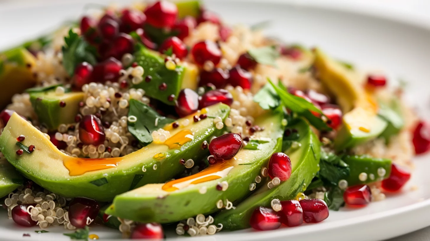 Salade Quinoa Avocat et Grenade