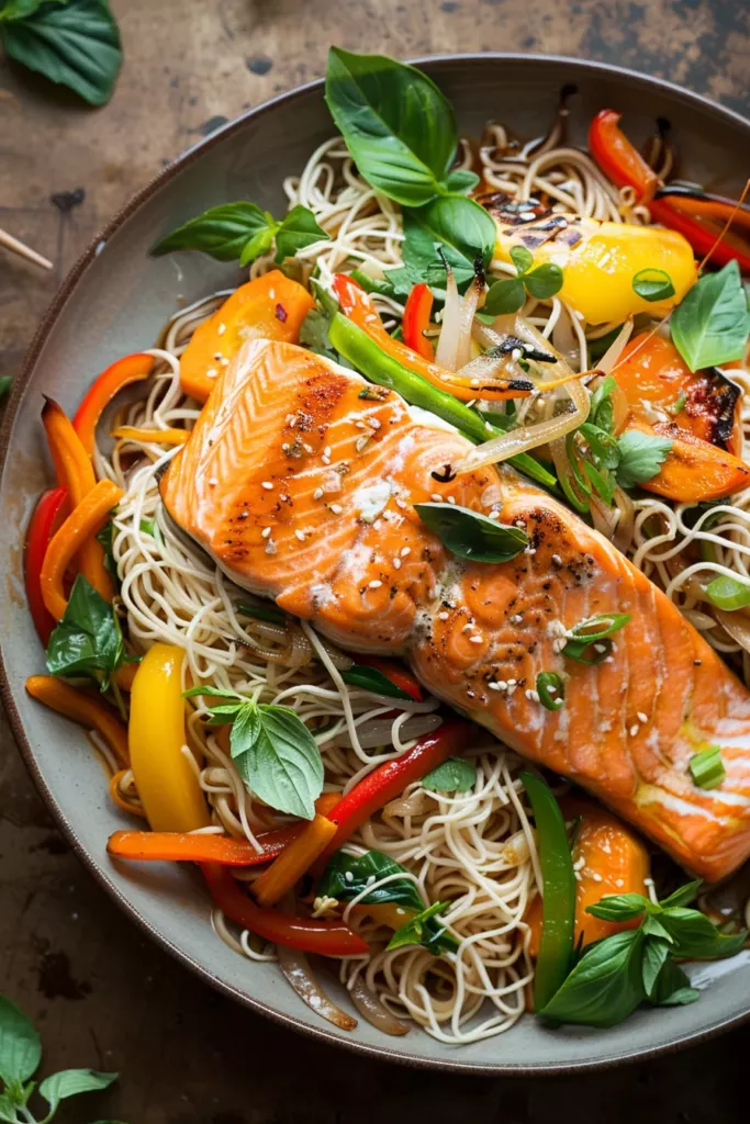 Saumon Asiatique aux Nouilles: Un Festin Exotique à Déguster sans Attendre 6 Saumon Asiatique aux Nouilles: Un Festin Exotique à Déguster sans Attendre