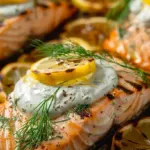 Saumon Grillé Sauce Yaourt Citron