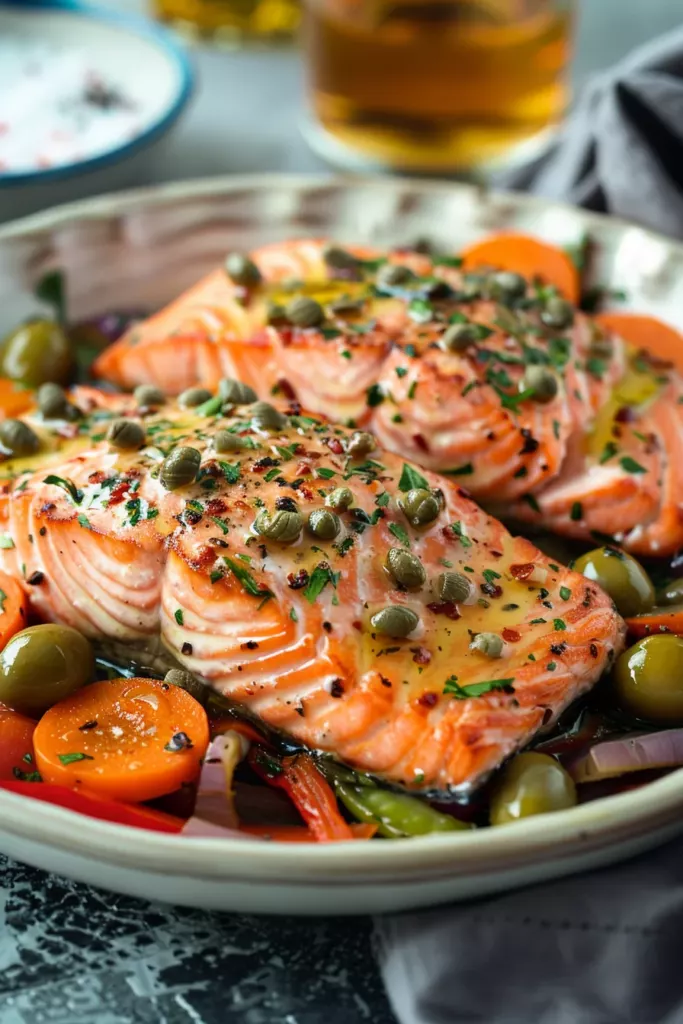 Saumon Méditerranéen en 30 Minutes: Un Festin de Saveurs Méditerranéennes