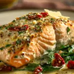 Saumon Toscan Avec Sauce Crémeuse au Parmesan