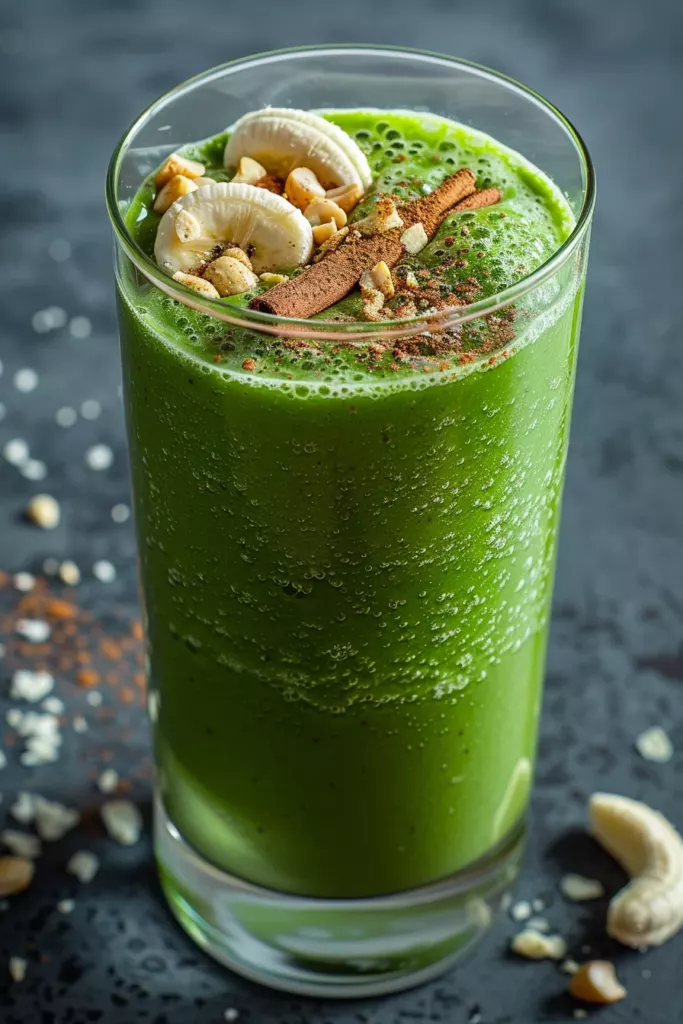 Smoothie Banane Épinards - Boost d'énergie vert et délicieux