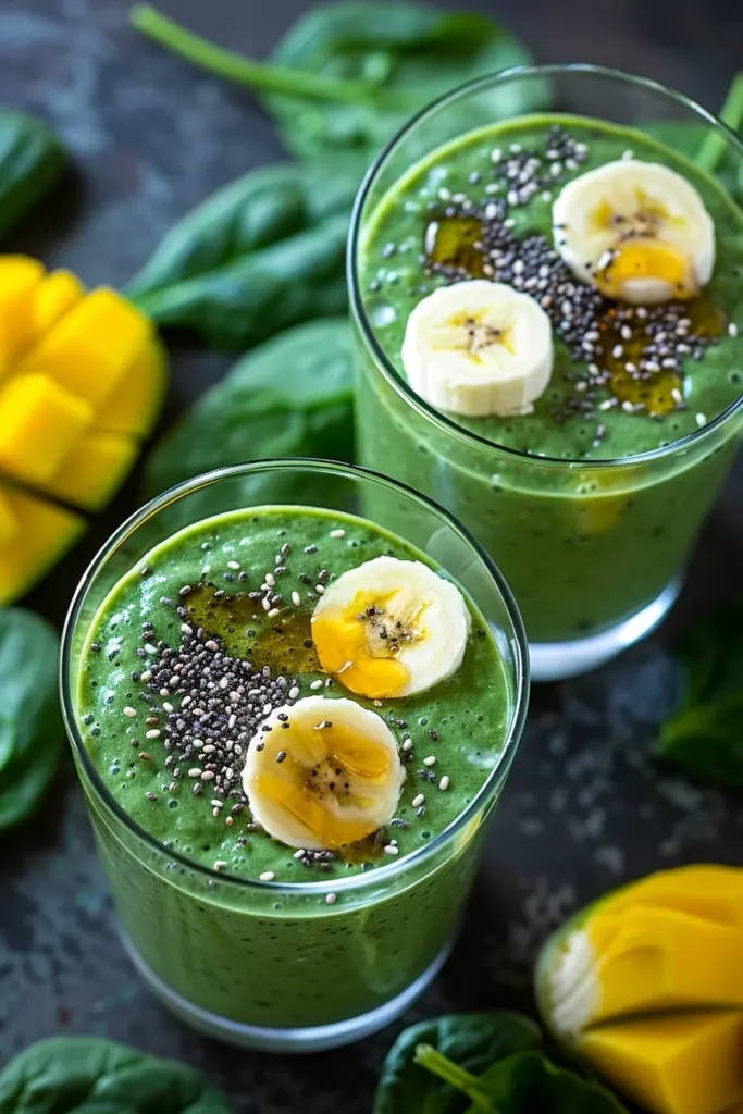 Smoothie Vert Énergie Matinale - Réveillez-vous avec ce boost de vitalité!