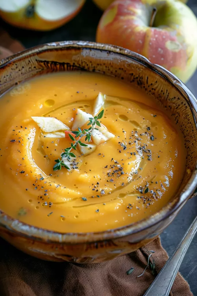 Soupe Butternut Pomme: Savourez la puissance de l'automne
