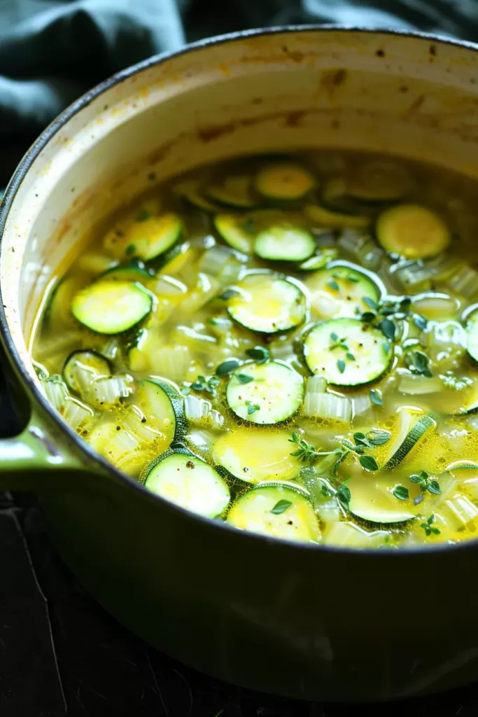 Soupe Détox Courgette et Poireau: Épuration Intense pour une Vitalité Renouvelée