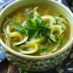 Soupe Détox Courgette et Poireau