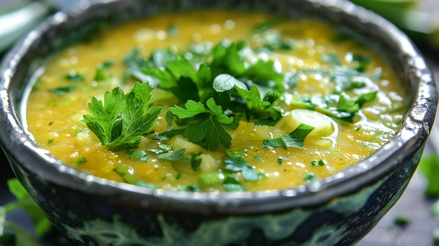Soupe Détox Courgette et Poireau