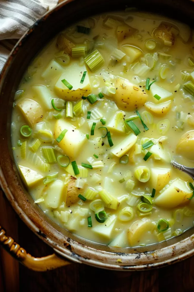 Soupe Poireaux Pomme: Une Fusion Délicieuse de Saveurs Irrésistibles