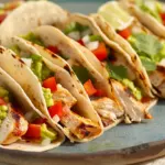 Tacos Healthy au Poulet et Guacamole