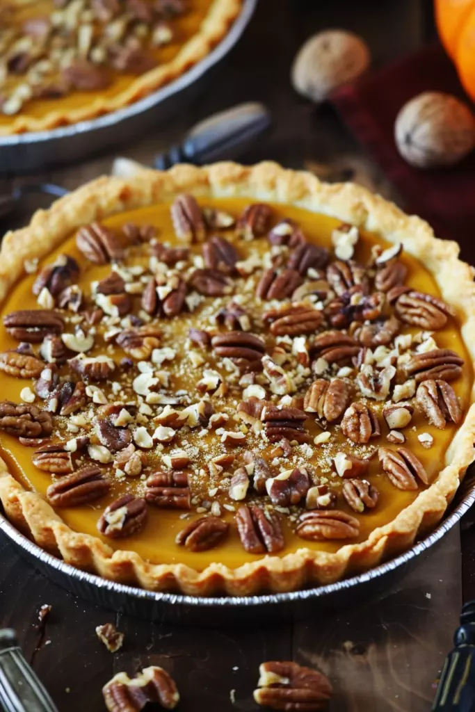 Tarte Courge Noix: Délice Automnal aux Épices et Noix Croquantes