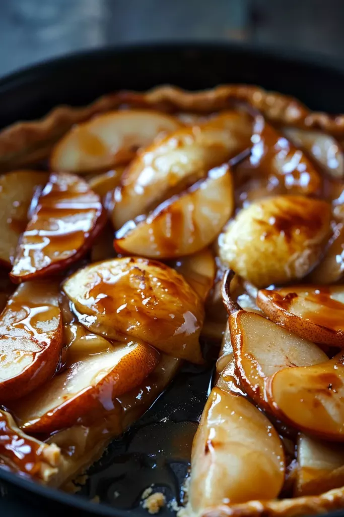 Tarte Tatin Poire: Le Délice Croustillant de Caramel et Poires