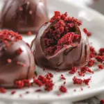 Truffes Velours Rouge Sanglantes