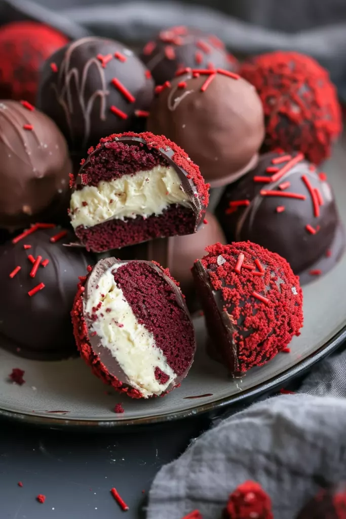 Truffes Velours Rouge Sanglantes: Plaisir Intense en Bouche