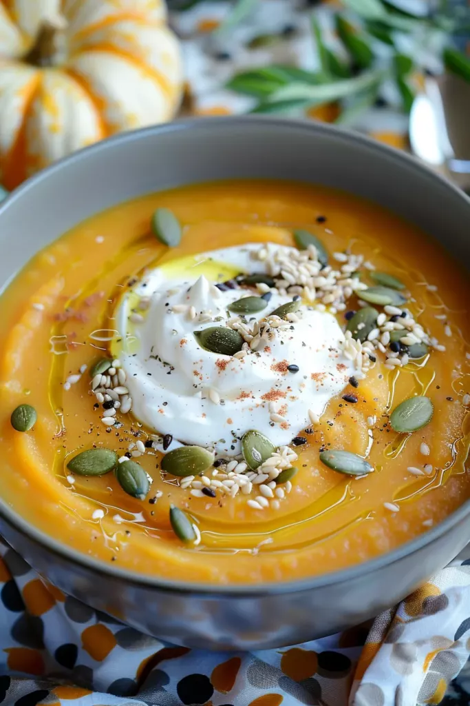 Velouté Courge Pomme: Un Festin Automnal Réconfortant