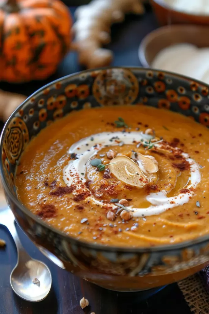 Velouté Potiron Gingembre: L'Explosion de Saveurs Réconfortantes