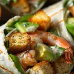 Wraps César de Crevettes Grillées