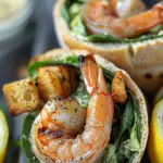 Wraps César de Crevettes Grillées