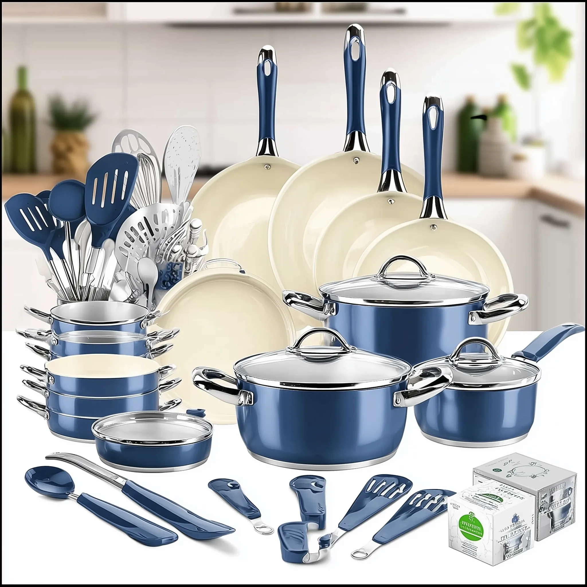 Nutrichef — Batterie de cuisine 54 pièces