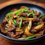 Bœuf Sauté aux Oignons