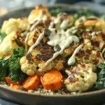 Bol Quinoa Légumes Rôtis
