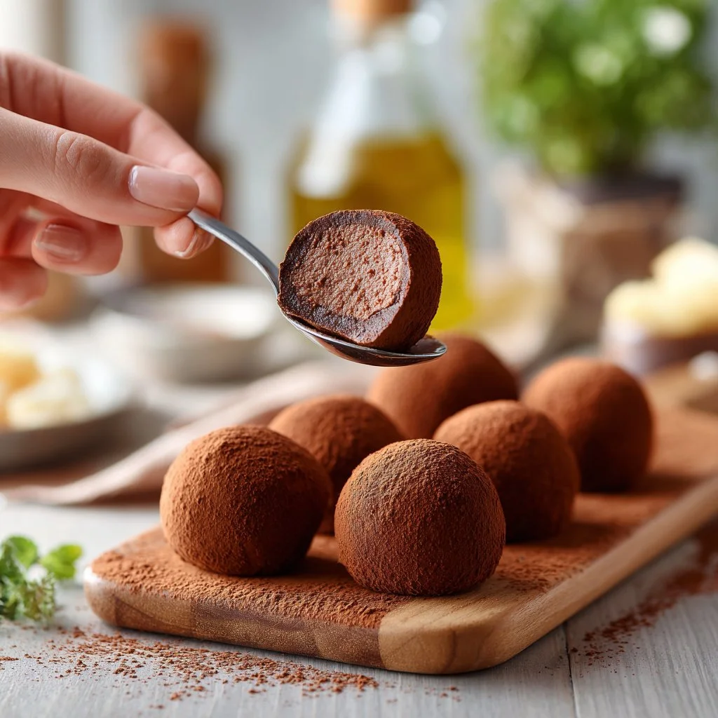 Boules gourmandes colorées et appétissantes sur une table en bois