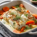 Cabillaud à la sauce onctueuse