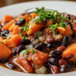 Chili Patate Douce Haricots Noirs