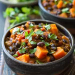 Chili Patate Douce Haricots Noirs