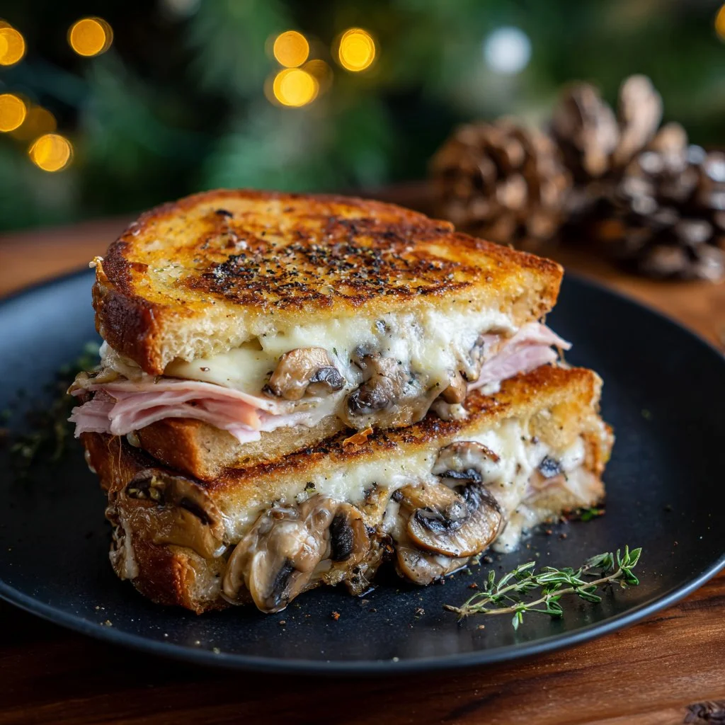 Croque-Monsieur Gourmand aux Champignons, un plat délicieux et réconfortant
