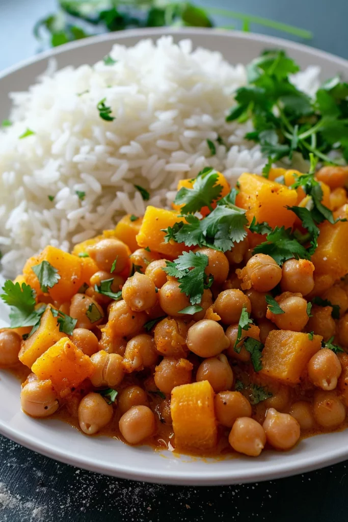 Curry Courge Pois Chiches: Un Festin Épicé pour Réchauffer Vos Papilles